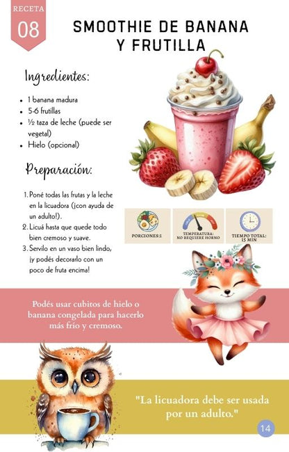 “20 Recetas Mágicas para Niños” eBook Recetario Infantil y juegos
